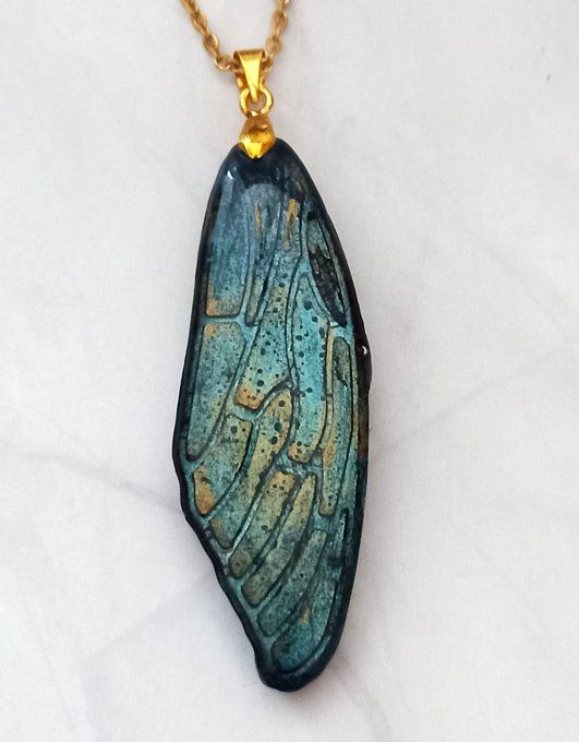 Collier aile de libellule